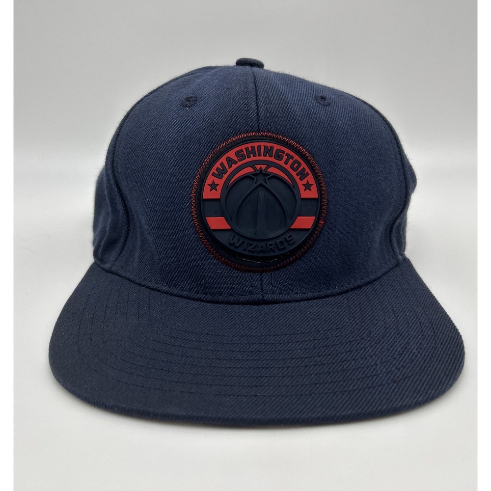 Washington Wizards Hat Cap Snap Back Blue NBA Basketball Mitchell & Ness Mens